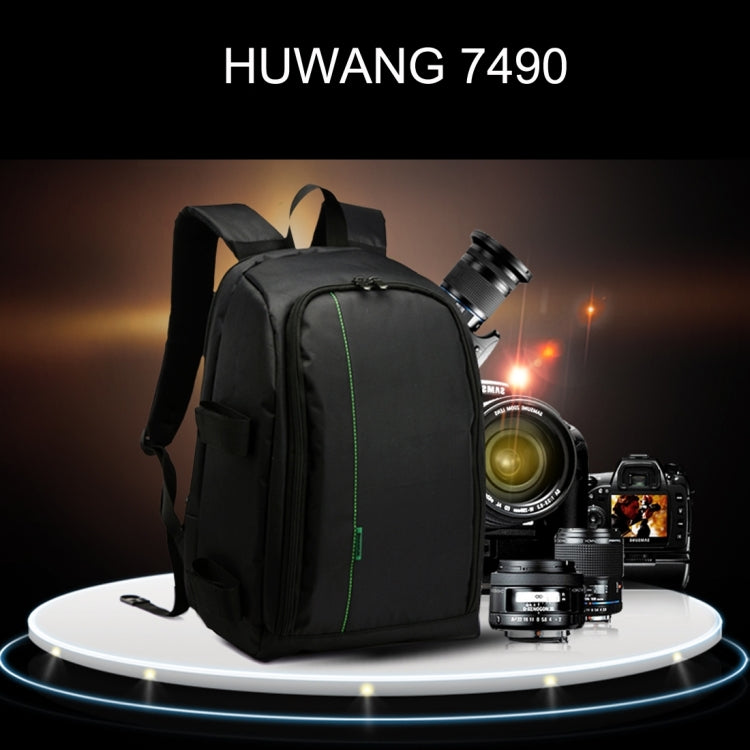 HUWANG HU107490 Portable Waterproof Scratch-proof Polyester Surface Material 15.6 inch Laptop Notebook Computer Bag Backpack Shoulder Bag Outdoor Sports Camera Bag Phone Bag for GoPro, SJCAM, Nikon, Canon, Xiaomi Xiaoyi YI, Apple, Samsung, Huawei