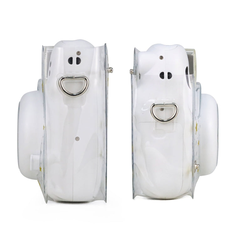 Stars Crystal PVC Hard Case Camera Bag with Shoulder Strap for FUJIFILM Instax Mini 11 (Transparent)