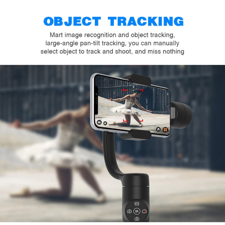 Zhizhuo S1 3-Axis Stabilized Plastic Handheld Gimbal Stabilizer for Smartphones(Black)