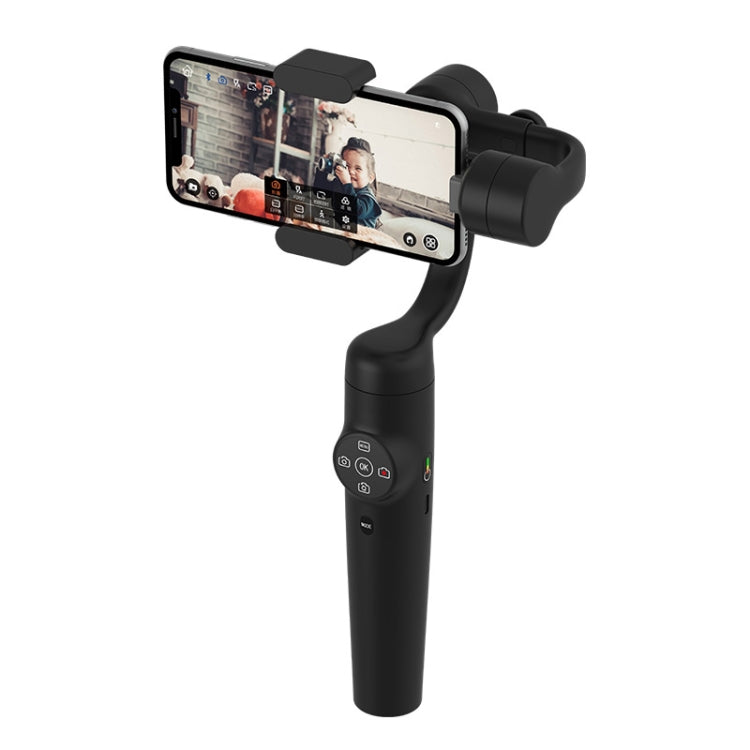 Zhizhuo S1 3-Axis Stabilized Plastic Handheld Gimbal Stabilizer for Smartphones(Black)