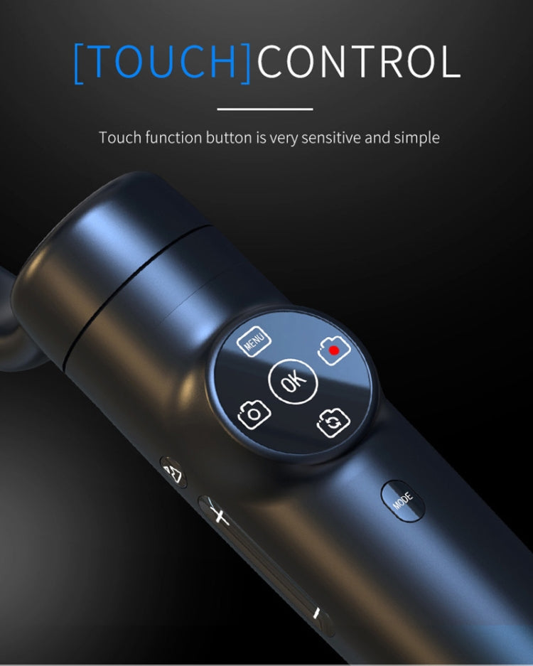 Zhizhuo S1 3-Axis Stabilized Plastic Handheld Gimbal Stabilizer for Smartphones(Black)