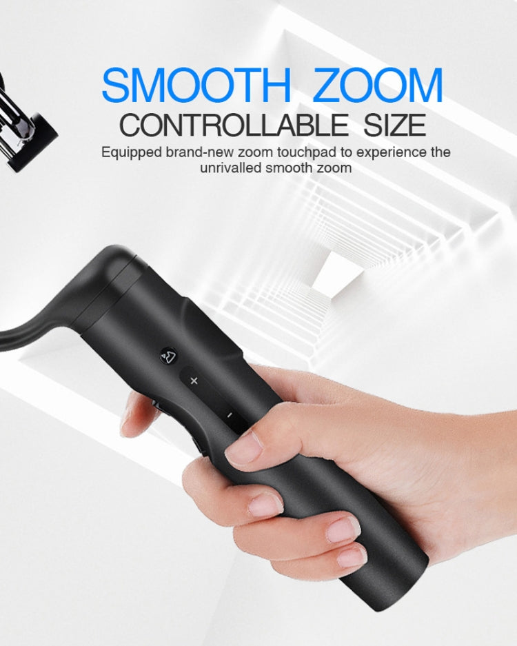 Zhizhuo S1 3-Axis Stabilized Plastic Handheld Gimbal Stabilizer for Smartphones(Black)