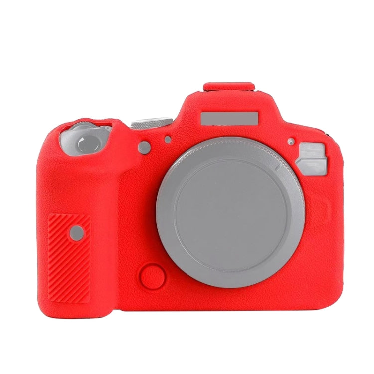 For Canon EOS R6 Litchi Texure Soft Silicone Case