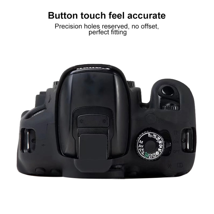 For Canon EOS 600D Soft Silicone Protective Case