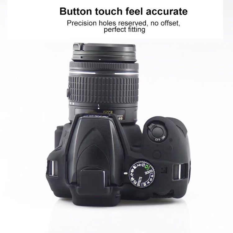 Soft Silicone Protective Case for Nikon D3400 / D3300