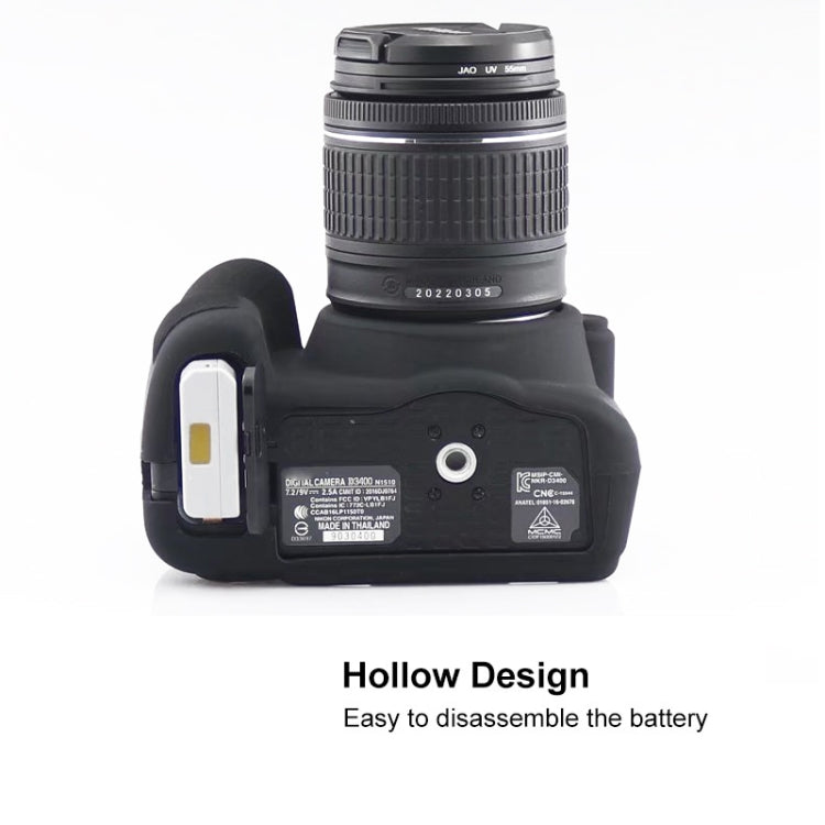 Soft Silicone Protective Case for Nikon D3400 / D3300