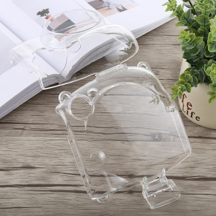 Protective Crystal Shell Case with Strap for FUJIFILM instax mini 7S (Transparent)