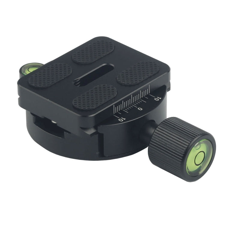 DM-55 Aluminum Alloy Round Clamp with Arca-Swiss Quick Release Plate(Black)