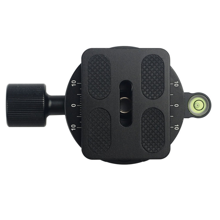 DM-55 Aluminum Alloy Round Clamp with Arca-Swiss Quick Release Plate(Black)