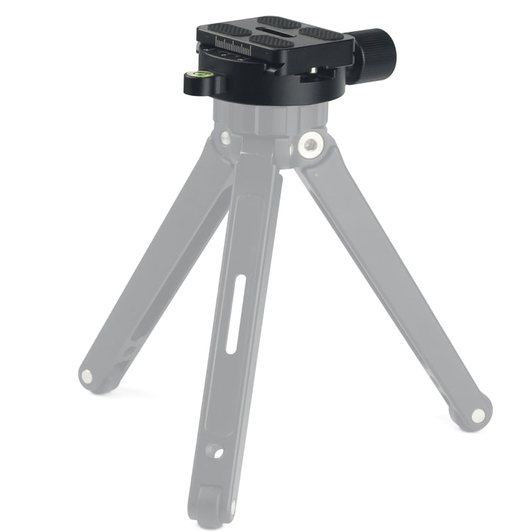 DM-55 Aluminum Alloy Round Clamp with Arca-Swiss Quick Release Plate(Black)