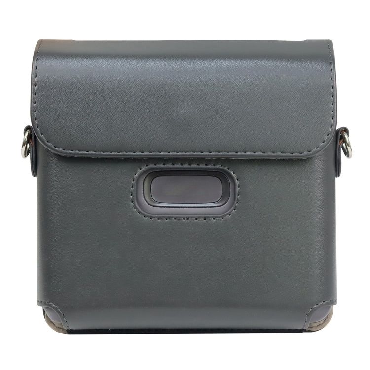 For FUJIFILM instax Link WIDE Full Body PU Leather Case Bag with Strap