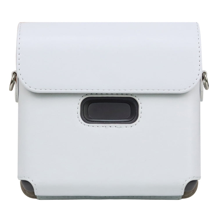 For FUJIFILM instax Link WIDE Full Body PU Leather Case Bag with Strap