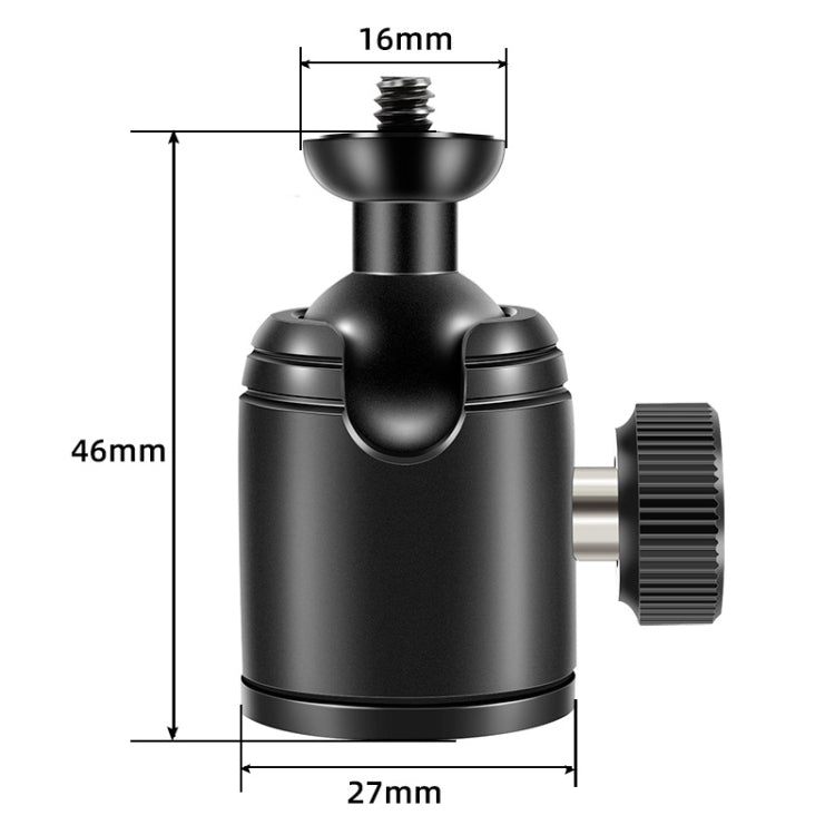 BEXIN K18A Mini 360 Degree Rotation Panoramic Metal Ball Head