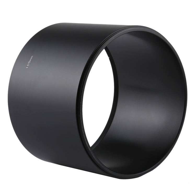 112mm Thread Type Straight Tube Full Metal Lens Hood Shade for Medium Telephoto Lens