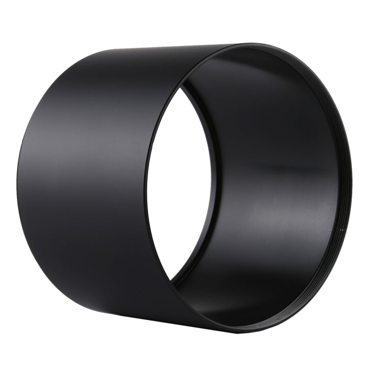 112mm Thread Type Straight Tube Full Metal Lens Hood Shade for Medium Telephoto Lens