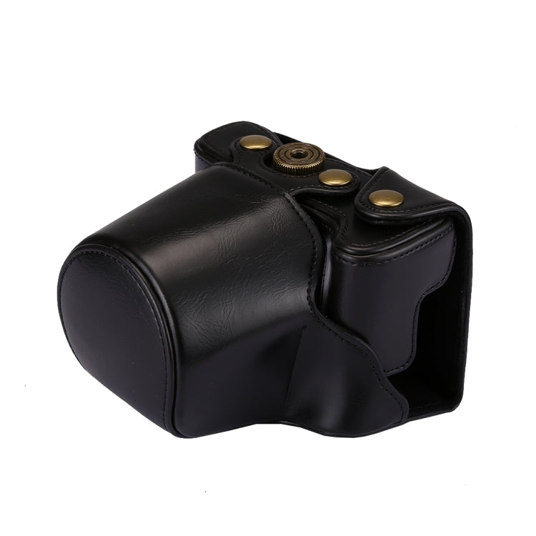 Full Body Camera PU Leather Case Bag with Strap for Canon EOS M6