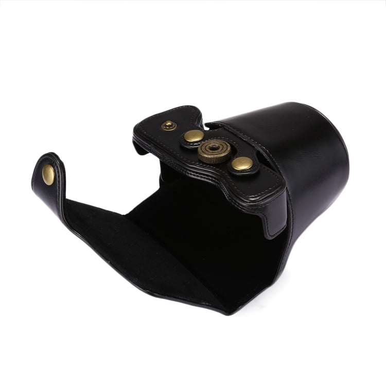 Full Body Camera PU Leather Case Bag with Strap for Canon EOS M6