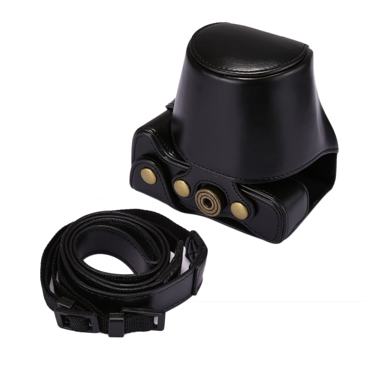 Full Body Camera PU Leather Case Bag with Strap for Canon EOS M6