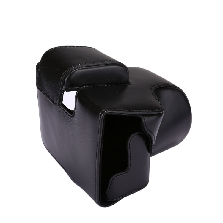 Full Body Camera PU Leather Case Bag with Strap for Canon EOS M5