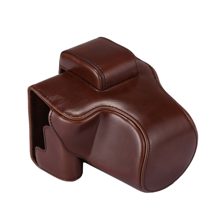 Full Body Camera PU Leather Case Bag with Strap for Canon EOS M5