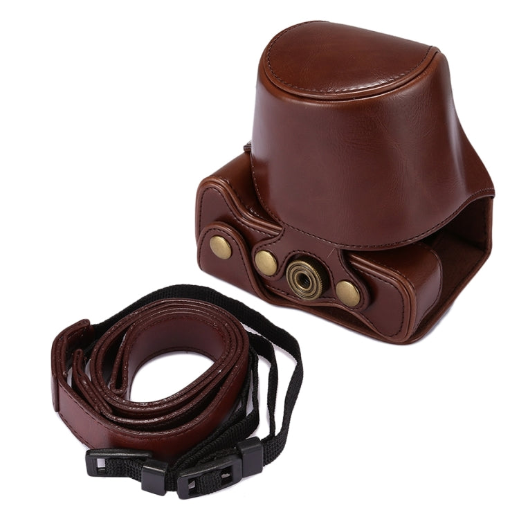 Full Body Camera PU Leather Case Bag with Strap for Canon EOS M5