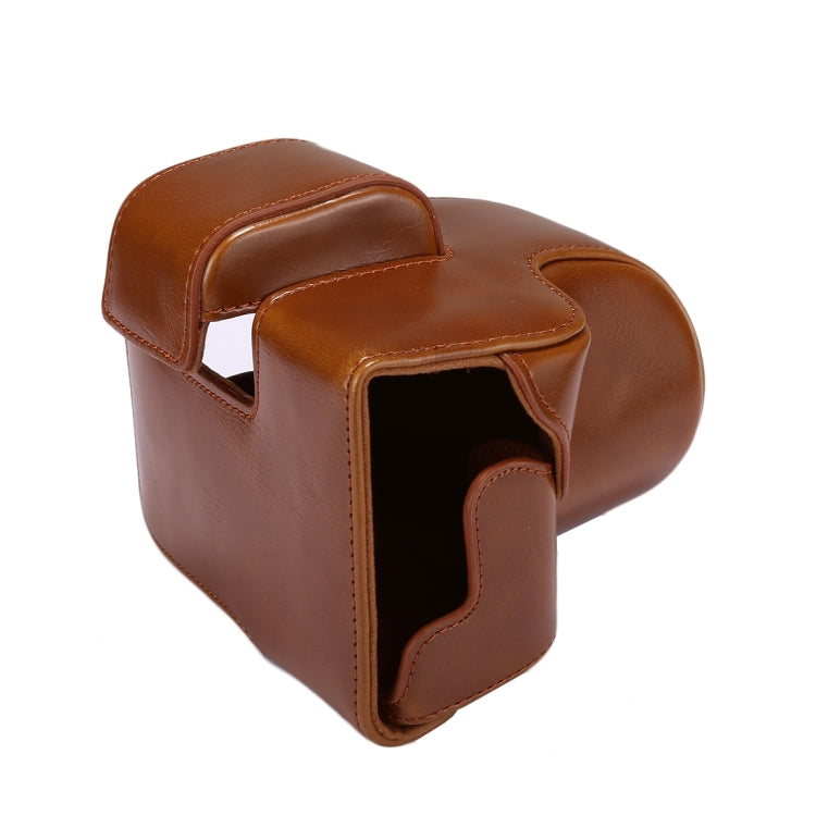 Full Body Camera PU Leather Case Bag with Strap for Canon EOS M5