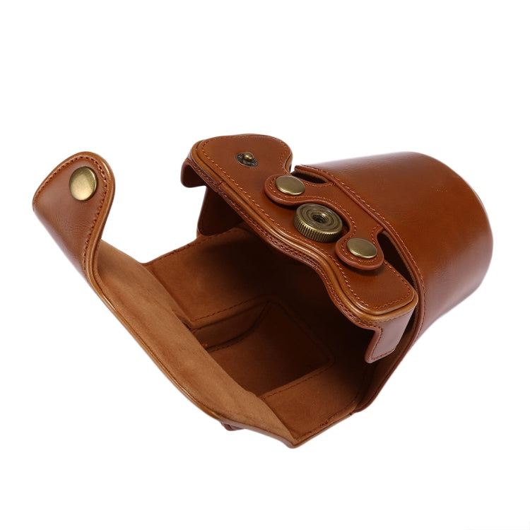 Full Body Camera PU Leather Case Bag with Strap for Canon EOS M5