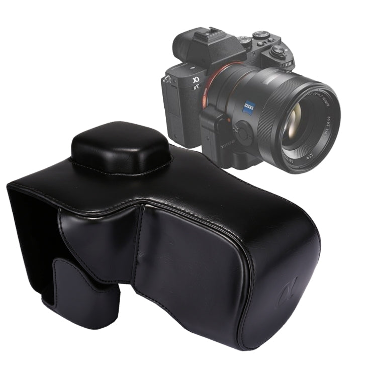 Full Body Camera PU Leather Case Bag with Strap for Sony A7 II / A7R II / A7S II
