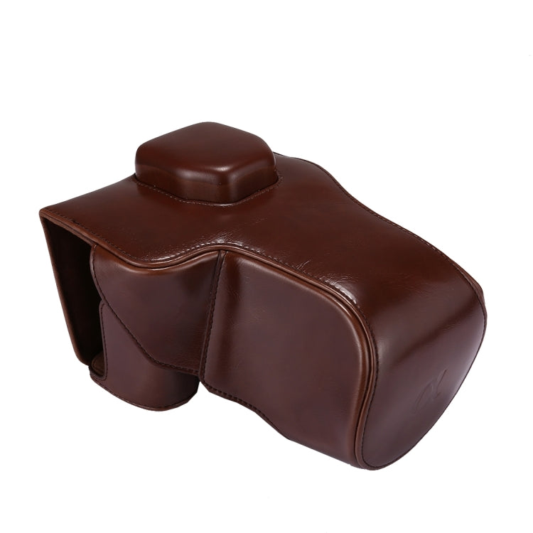 Full Body Camera PU Leather Case Bag with Strap for Sony A7 II / A7R II / A7S II