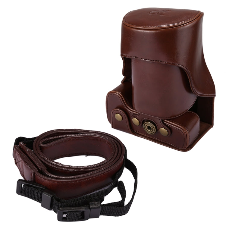 Full Body Camera PU Leather Case Bag with Strap for Sony A7 II / A7R II / A7S II