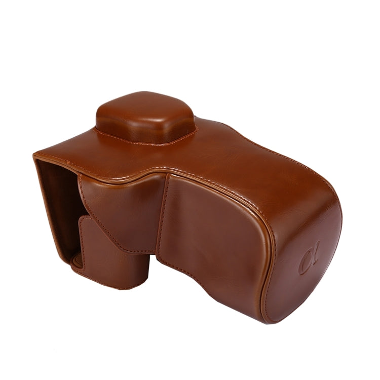 Full Body Camera PU Leather Case Bag with Strap for Sony A7 II / A7R II / A7S II