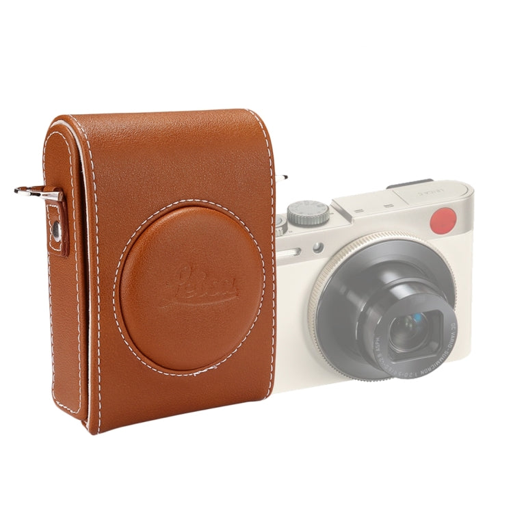 Full Body Camera PU Leather Case Bag with Strap for Leica C / Panasonic LF1
