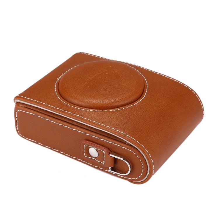 Full Body Camera PU Leather Case Bag with Strap for Leica C / Panasonic LF1