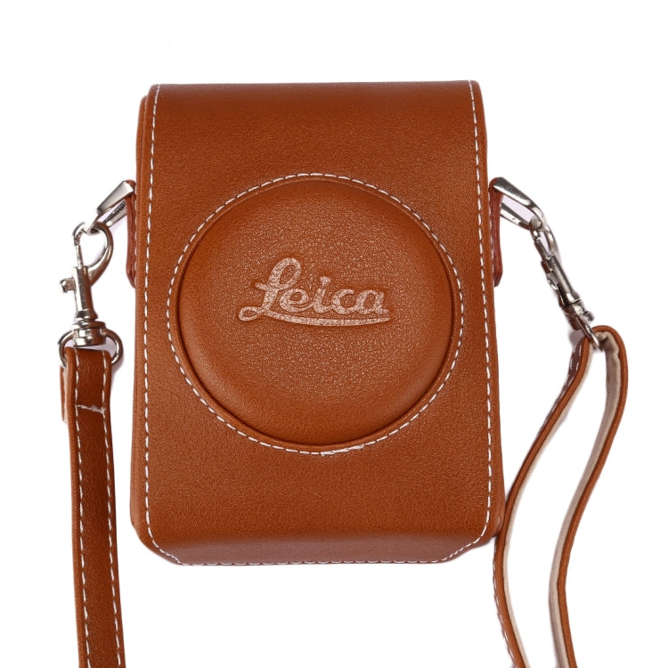 Full Body Camera PU Leather Case Bag with Strap for Leica C / Panasonic LF1