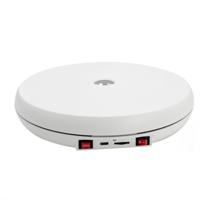 25cm LED Light Electric Rotating Display Stand Turntable