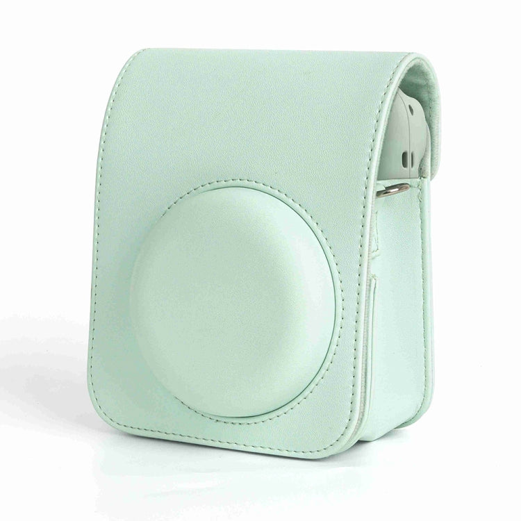For FUJIFILM instax mini 12 Full Body Leather Case Camera Bag with Strap