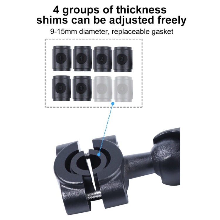 25mm Ballhead Car Front Seat Handlebar Fixed Mount Holder with Tripod Adapter & Screw for GoPro Hero11 Black / HERO10 Black /9 Black /8 Black /7 /6 /5 /5 Session /4 Session /4 /3+ /3 /2 /1, DJI Osmo Action and Other Action Cameras