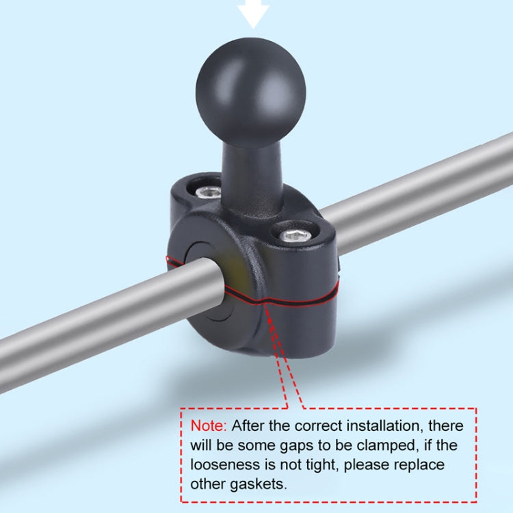 25mm Ballhead Car Front Seat Handlebar Fixed Mount Holder with Tripod Adapter & Screw for GoPro Hero11 Black / HERO10 Black /9 Black /8 Black /7 /6 /5 /5 Session /4 Session /4 /3+ /3 /2 /1, DJI Osmo Action and Other Action Cameras