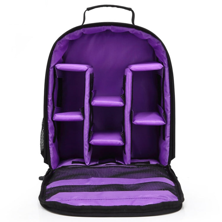 HUWANG Portable Waterproof Scratch-proof Polyester Surface Material Dual Shoulders Backpack Outdoor Sports Camera Bag