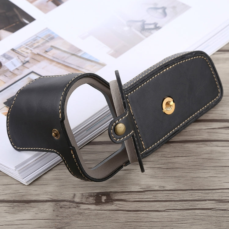 1/4 inch Thread PU Leather Camera Half Case Base for Canon EOS 6D / 6D Mark II