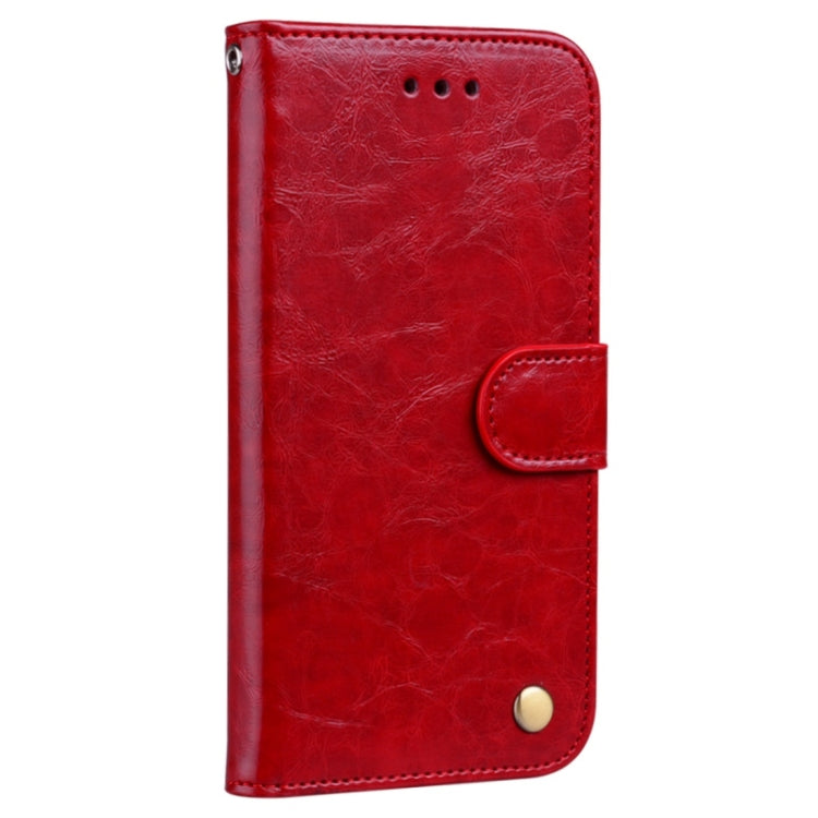 Business Style Oil Wax Texture Horizontal Flip Leather Case for Xiaomi Redmi 7A, with Holder & Card Slots & Wallet
