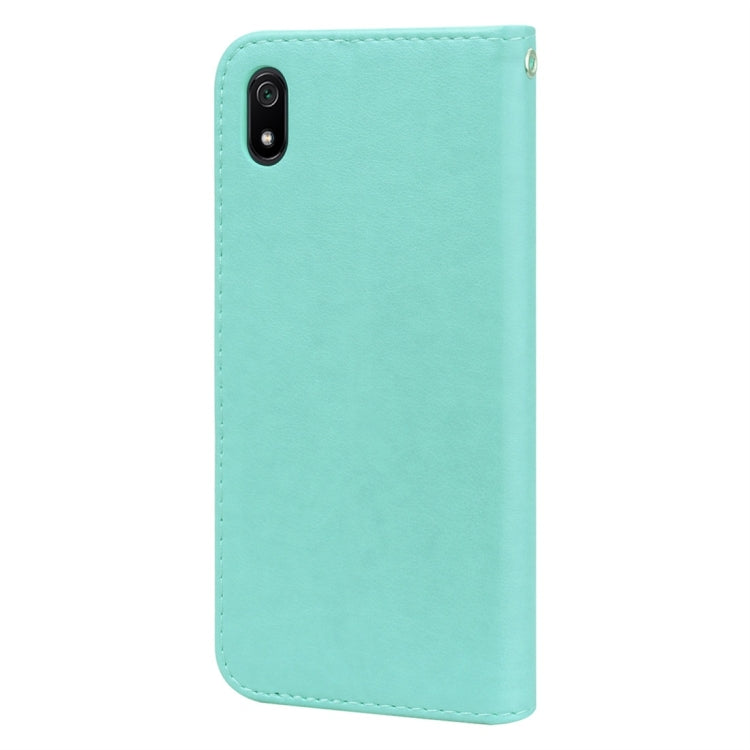 Rose Embossed Horizontal Flip PU Leather Case with Holder & Card Slots & Wallet for Xiaomi Redmi 7A