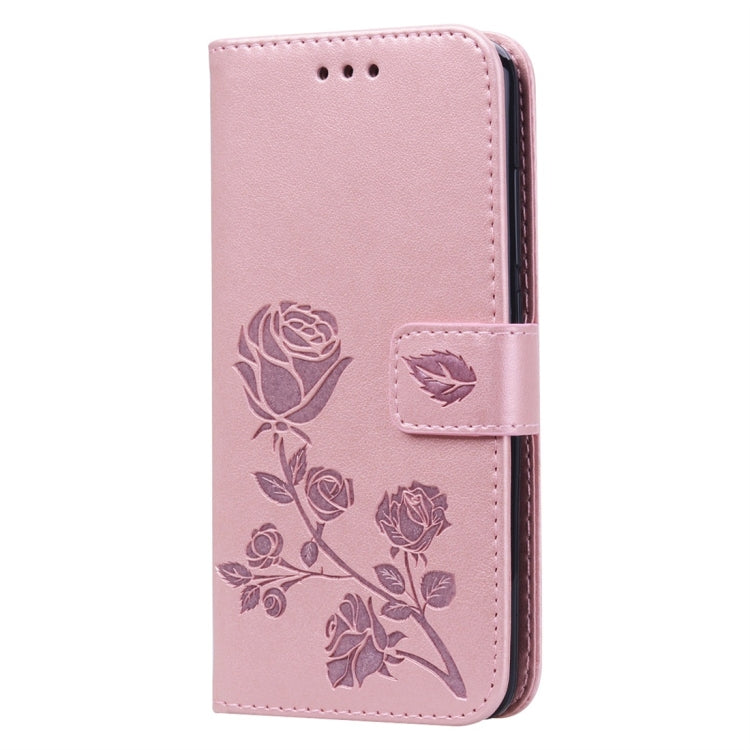 Rose Embossed Horizontal Flip PU Leather Case with Holder & Card Slots & Wallet for Xiaomi Redmi 7A