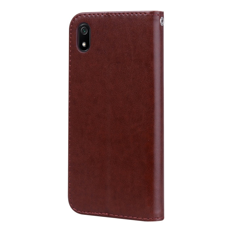 Rose Embossed Horizontal Flip PU Leather Case with Holder & Card Slots & Wallet for Xiaomi Redmi 7A