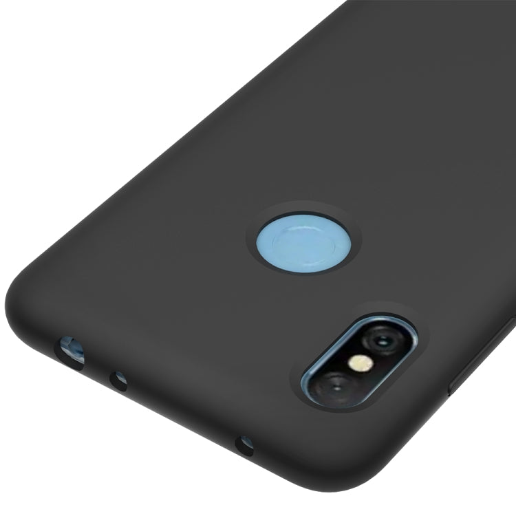 Solid Color Liquid Silicone Dropproof Protective Case for Xiaomi Redmi Note 6 Pro