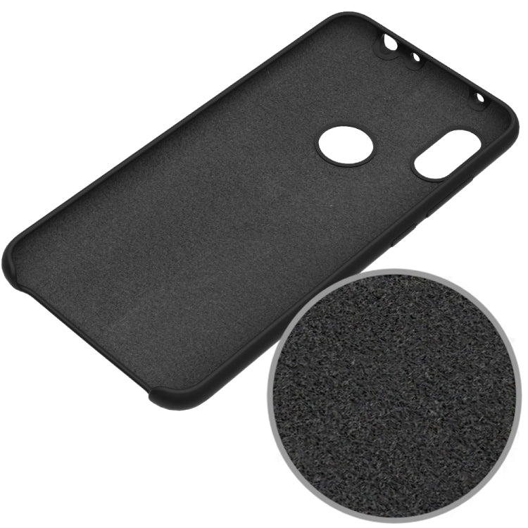 Solid Color Liquid Silicone Dropproof Protective Case for Xiaomi Redmi Note 6 Pro