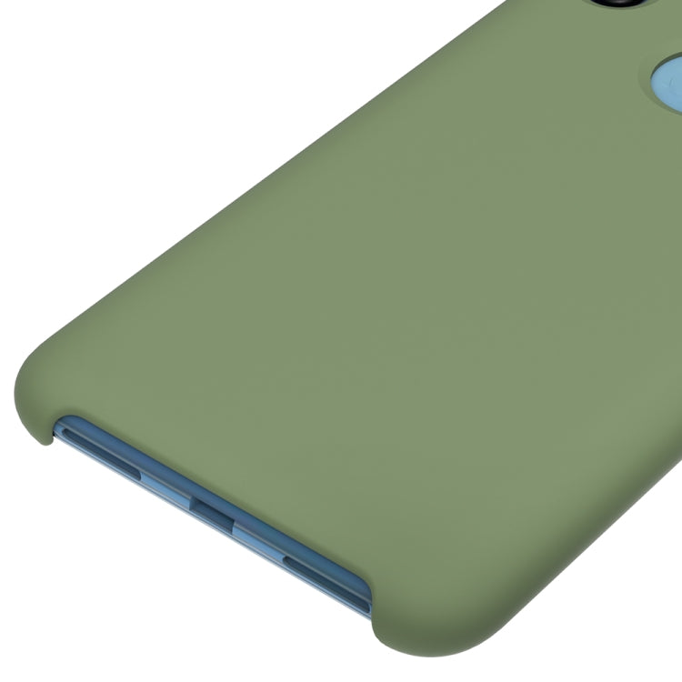 Solid Color Liquid Silicone Dropproof Protective Case for Xiaomi Redmi Note 6 Pro