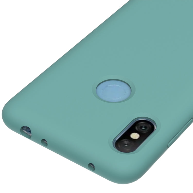 Solid Color Liquid Silicone Dropproof Protective Case for Xiaomi Redmi Note 6 Pro