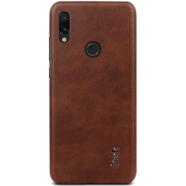 IMAK Ruiyi Series Concise Slim PU + PC Protective Case for Xiaomi Redmi Note 7