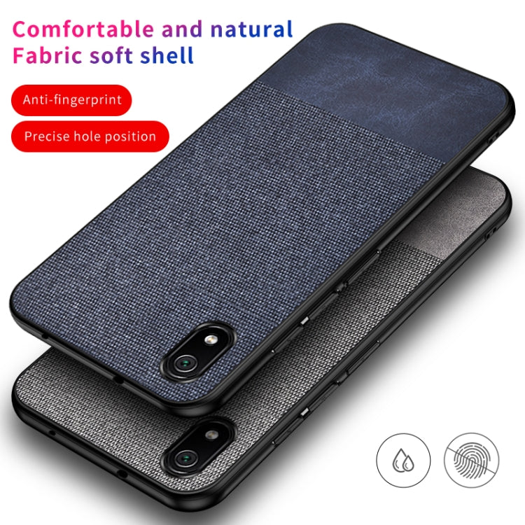 Shockproof Splicing PU + Cloth Protective Case for Xiaomi Redmi 7A